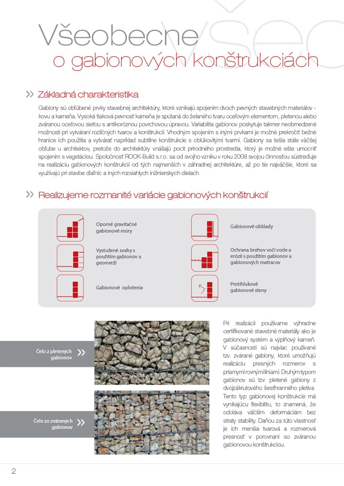 Predaj gabionovej konštrukcie