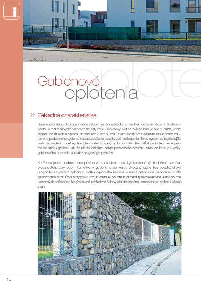 Predaj gabionovej konštrukcie