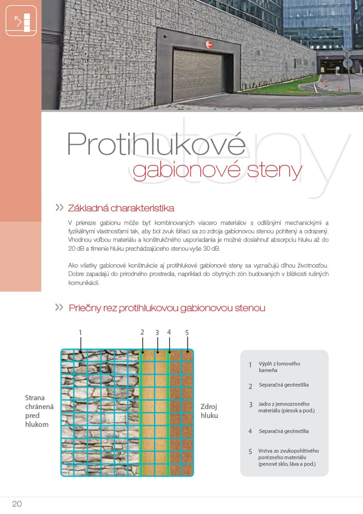 Predaj gabionovej konštrukcie