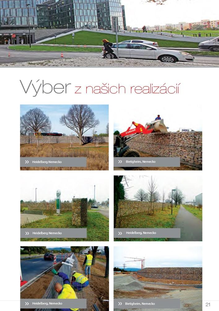 Predaj gabionovej konštrukcie