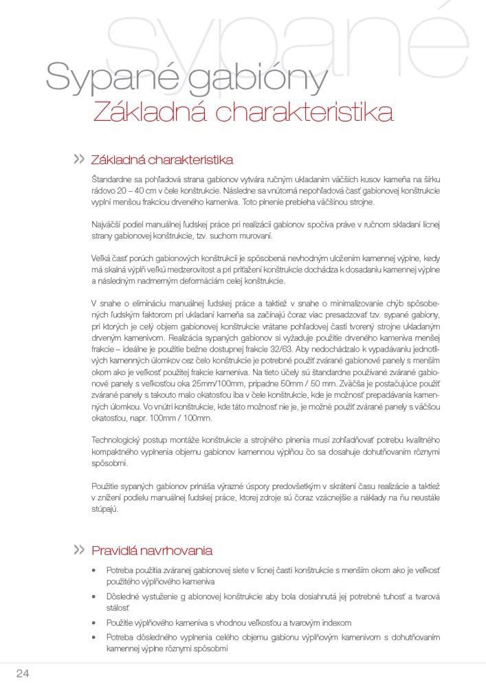 Predaj gabionovej konštrukcie