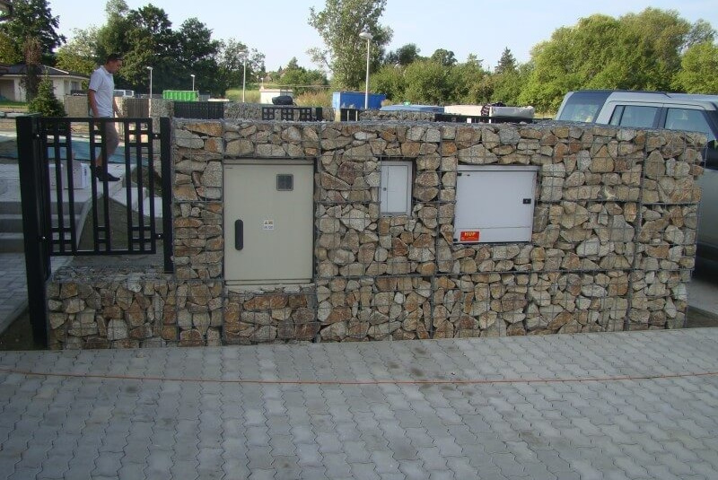 Gabionové oplotenia / Gabionové oplotenia - foto