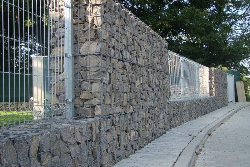 Gabionové oplotenia / Gabionové oplotenia - foto