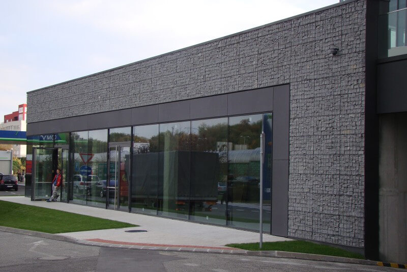 Gabionové obklady z prírodného kameňa andezitu