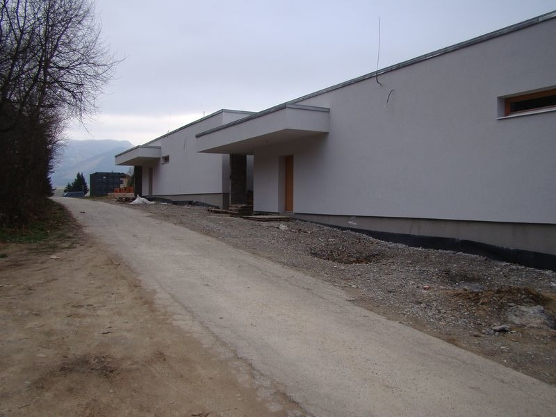 Gabionový plot pri RD Rajecké Teplice