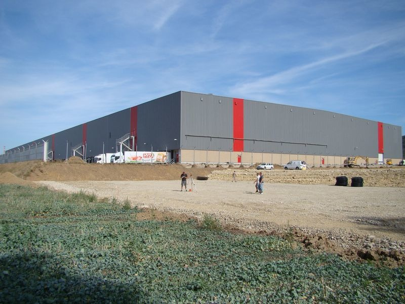 Vystužený gabionový múr distribučné centrum Kaufland Ilava, II. etapa