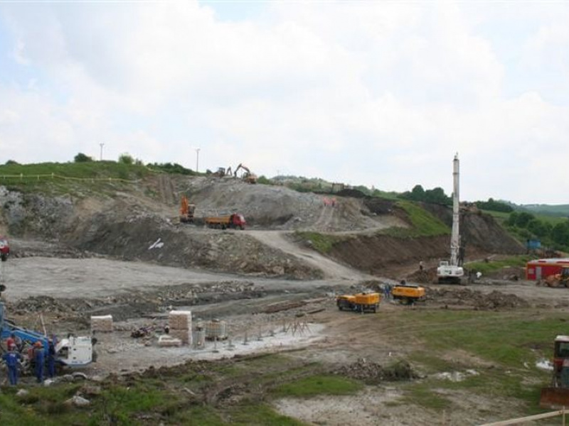 Vystužený múr Terramesh System TESCO Myjava Vystužený múr Terramesh System TESCO Myjava