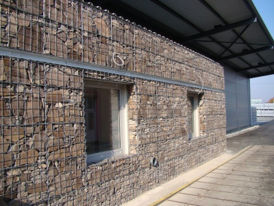 Gabionové obklady z prírodného kameniva