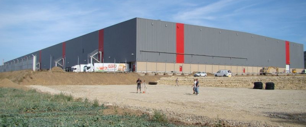 Vystužený gabionový múr distribučné centrum Kaufland Ilava, II. etapa